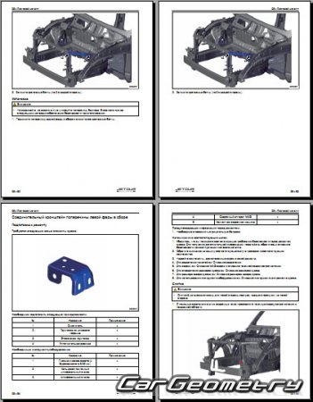 ������� ������ Chery Jetour T2 � 2024 Body Repair Manuals