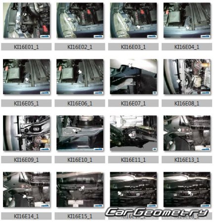 Kia Carens (FJ) 1999-2002 Body dimensions
