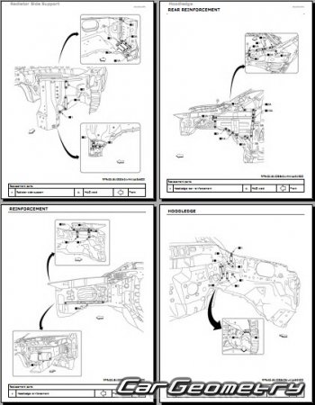 �������� ������� Nissan Titan (A61) 2016-2024 Body Repair Manual