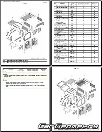 �������� ������� Nissan Titan (A61) 2016-2024 Body Repair Manual