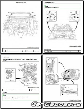 �������� ������� Nissan Titan (A61) 2016-2024 Body Repair Manual