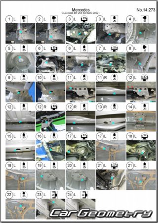 Mercedes GLC-Class (X254) 2022�2028 Body dimensions