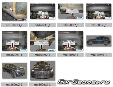 Mercedes GLC-Class (X254) 2022�2028 Body dimensions