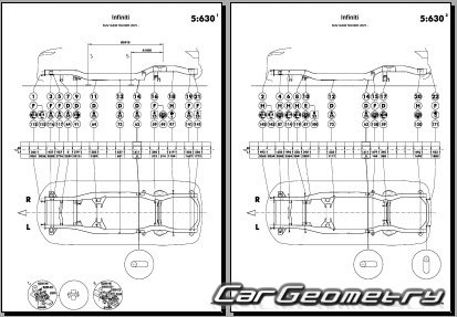 Размеры кузова Infiniti QX80 (Z63) 2025-2030 Body dimensions Размеры кузова Infiniti QX80 (Z63) 2025-2030 Body dimensions