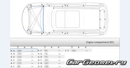 Размеры кузова Infiniti QX80 (Z63) 2025-2030 Body dimensions Размеры кузова Infiniti QX80 (Z63) 2025-2030 Body dimensions