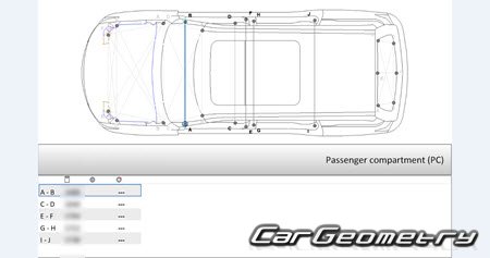 Размеры кузова Infiniti QX80 (Z63) 2025-2030 Body dimensions Размеры кузова Infiniti QX80 (Z63) 2025-2030 Body dimensions