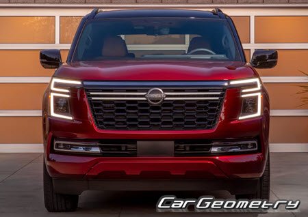 Кузовные размеры Nissan Armada (Y63) 2024-2030, Размеры кузова Nissan Patrol 2024-2030 Кузовные размеры Nissan Armada (Y63) 2024-2030, Размеры кузова Nissan Patrol 2024-2030