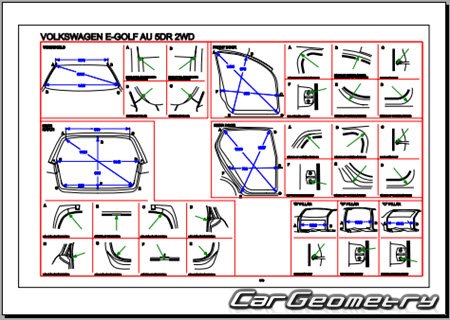 Volkswagen e-Golf (5G) 2014-2020 Body Repair Manual