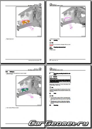 Volkswagen Polo (Typ 6R) 2009�2018 Body Repair Manual