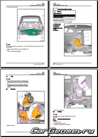 Volkswagen Polo (Typ 6R) 2009�2018 Body Repair Manual