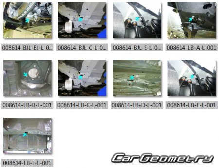 �������� ������� Acura ADX 2025-2030 Body dimensions