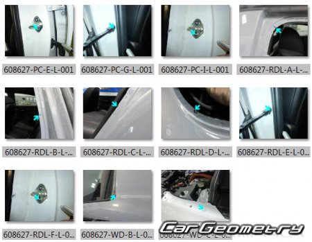 �������� ������� Acura ADX 2025-2030 Body dimensions