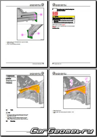 �������� ������� Volkswagen Arteon Shooting Brake 2020-2025 Body Repair Manual