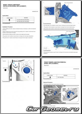 ������� ������ Mazda CX-30 (DM) 2019-2025 Body Repair Manual