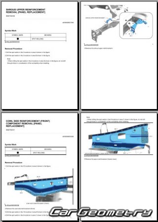������� ������ Mazda CX-30 (DM) 2019-2025 Body Repair Manual