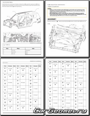 ������� ������ Infiniti QX80 (Z63) 2025-2030 Body dimensions