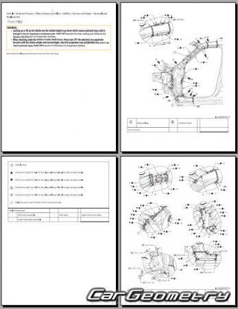 �������� ������� Nissan Armada & Patrol (Y63) 2024-2030 Body Repair Manual