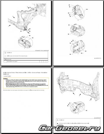 �������� ������� Nissan Armada & Patrol (Y63) 2024-2030 Body Repair Manual