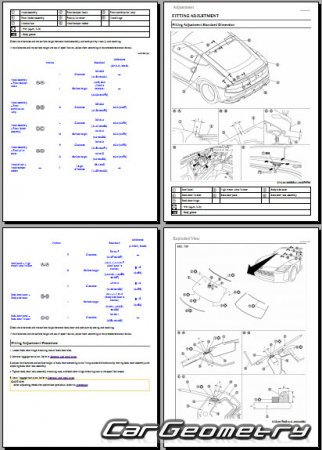 �������� ������� Nissan Z Coupe (RZ34) 2023- Body Repair Manual