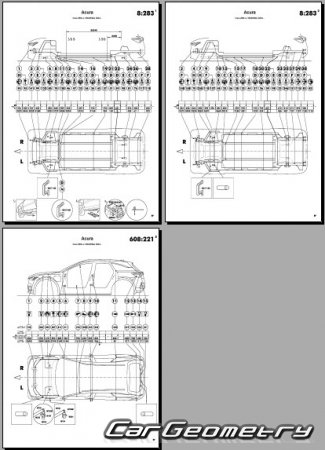Acura ZDX 2024-2030 Body dimensions