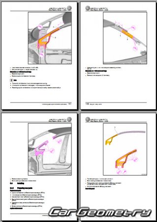 Volkswagen e-Golf (5G) 2014-2020 Body Repair Manual