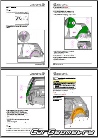 Volkswagen e-Golf (5G) 2014-2020 Body Repair Manual