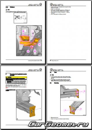 Volkswagen e-Golf (5G) 2014-2020 Body Repair Manual