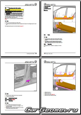 Volkswagen e-Golf (5G) 2014-2020 Body Repair Manual
