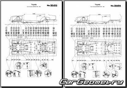 Кузовные размеры Toyota Cressida (MX62 MX63) 1981-1984 Body dimensions Кузовные размеры Toyota Cressida (MX62 MX63) 1981-1984 Body dimensions