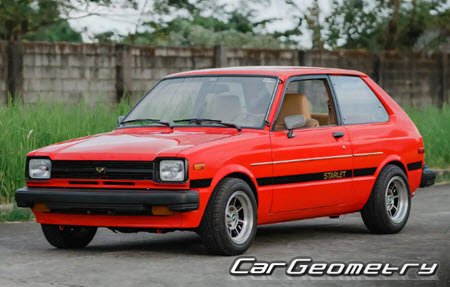 �������� ������� Toyota Starlet (KP61) 1981-1984, ��������� ������ ������ �������, ����������� ������� ������ Toyota Starlet 1981-1984