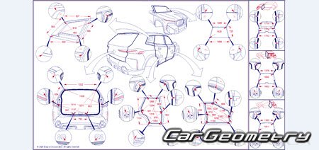 �������� ������� BMW XM (G09) � 2023 Body dimensions