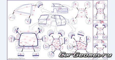 Buick Enclave 2024-2030 Body dimensions