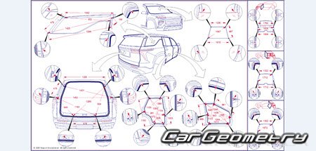 ������� ������ Chevrolet Traverse 2024-2030 Body Repair Manual