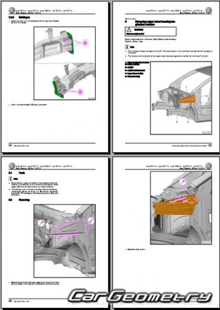 Volkswagen Up! (121) 2012-2025 Body Repair Manual