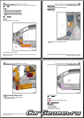 Volkswagen Up! (121) 2012-2025 Body Repair Manual