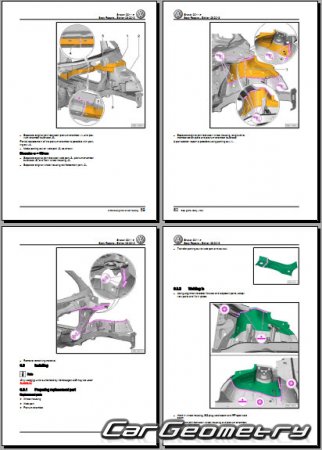 Volkswagen Sharan (Typ 7N) 2011-2017 Body Repair Manual