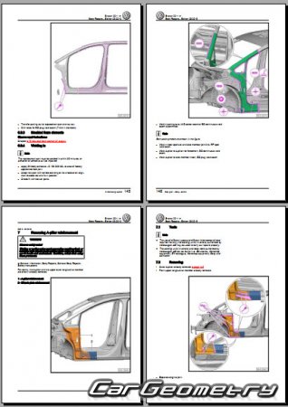 Volkswagen Sharan (Typ 7N) 2011-2017 Body Repair Manual