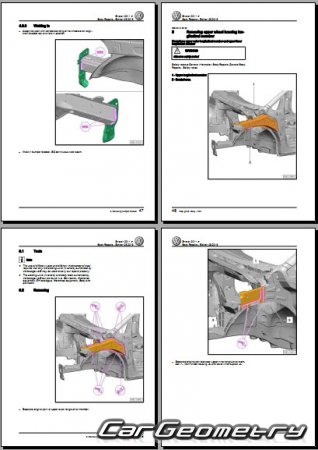 Volkswagen Sharan (Typ 7N) 2011-2017 Body Repair Manual