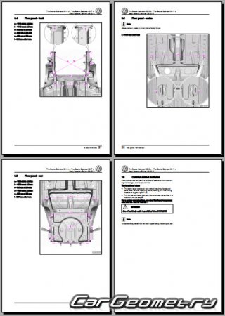 Volkswagen Beetle Cabriolet 2012-2019 Body Repair Manual