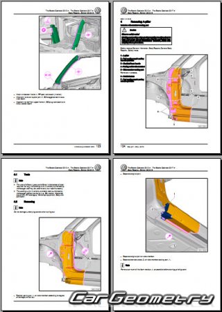 Volkswagen Beetle Cabriolet 2012-2019 Body Repair Manual