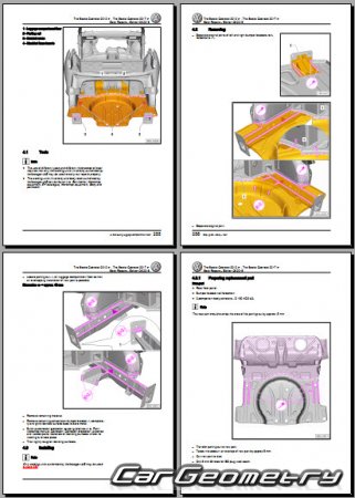 Volkswagen Beetle Cabriolet 2012-2019 Body Repair Manual