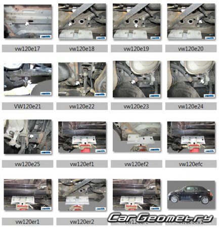 Volkswagen Beetle Cabriolet 2012-2019 Body Repair Manual