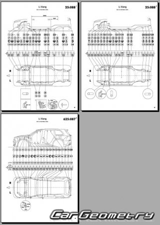 ������� ������ Li Xiang L9 � 2026 Body dimensions