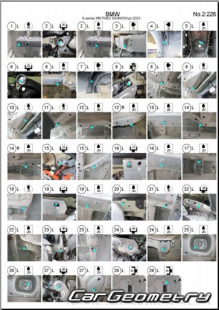 �������� ������� BMW XM (G09) � 2023 Body dimensions