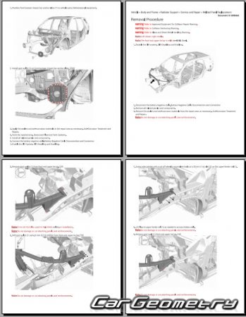 ������� ������ Chevrolet Traverse 2024-2030 Body Repair Manual