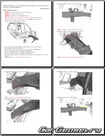 ������� ������ Chevrolet Traverse 2024-2030 Body Repair Manual
