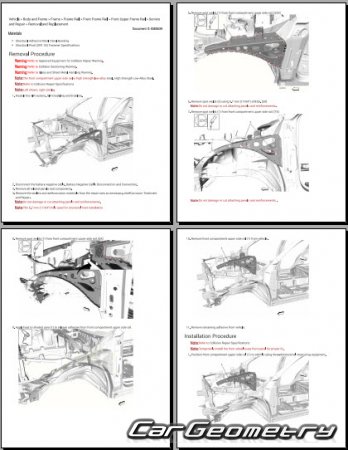 Buick Envision 2024-2030 Body Repair Manuals