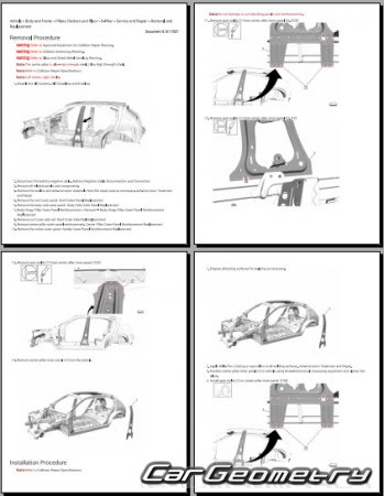 Buick Envision 2024-2030 Body Repair Manuals