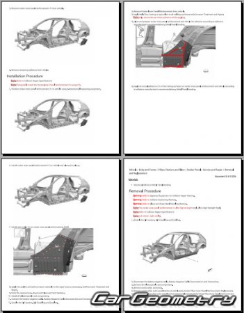 Buick Envision 2024-2030 Body Repair Manuals