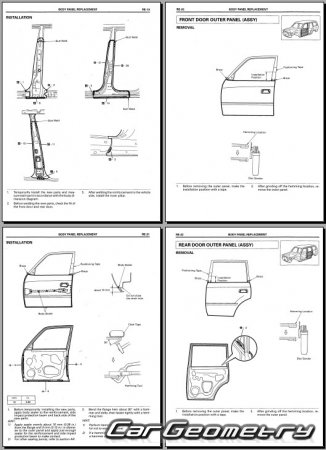 ������� ������ Toyota Land Cruiser Prado 90 1996�2003 Collision Repair Manual